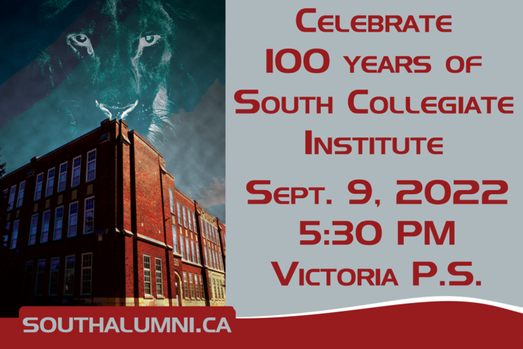 Celebrate 100 years of South Collegiate Institute