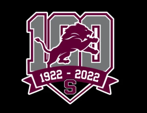 Logo for the 100th anniversary celebrations of London South Collegiate Institute